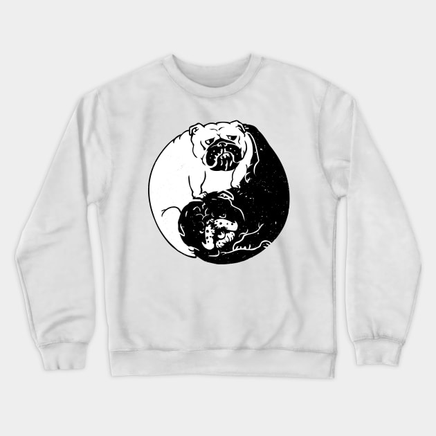 THE TAO OF ENGLISH BULLDOG Crewneck Sweatshirt by huebucket